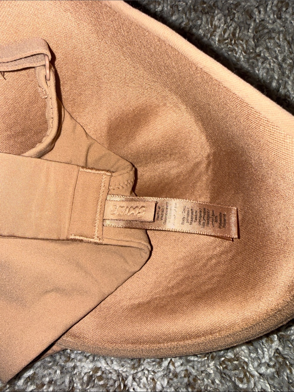 SKIMS Tan Seamless Everyday Bra